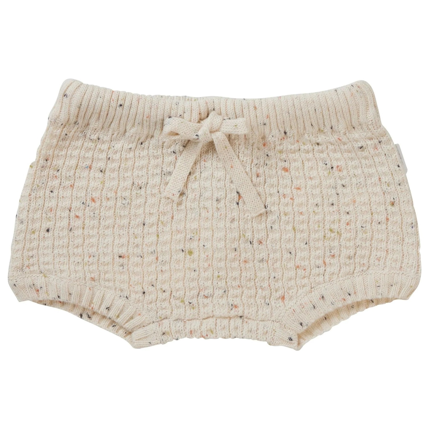 Noppies  NOPPIES - Speckled Cream Knit Shorts/Bloomer 'Midway'