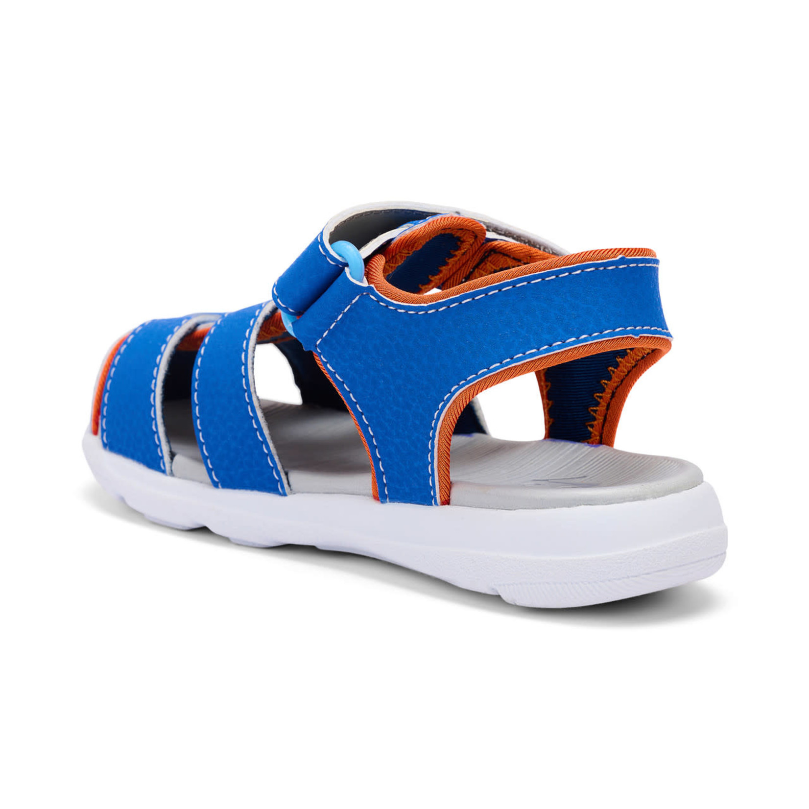 See Kai Run SEE KAI RUN - Closed toe water friendly sandals 'Cyrus IV Flexirun - Blue / Orange'