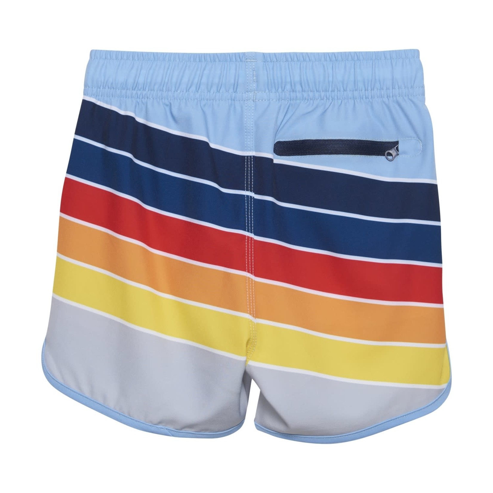 Color Kids COLOR KIDS - Pale Blue Boardshorts with Rainbow Stripes