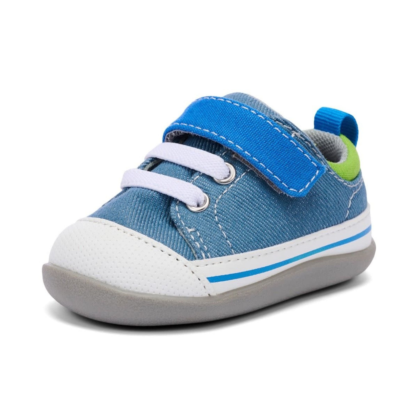 See Kai Run SEE KAI RUN - Chaussures souples de transition 'Stevie II INF - Light Blue Denim