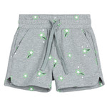 Miles the label MILES THE LABEL - Light grey shorts with shooting star print