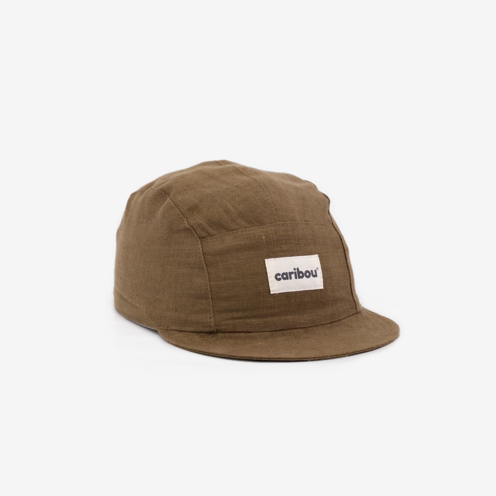 Caribou CARIBOU - Casquette souple en lin - Chocolat