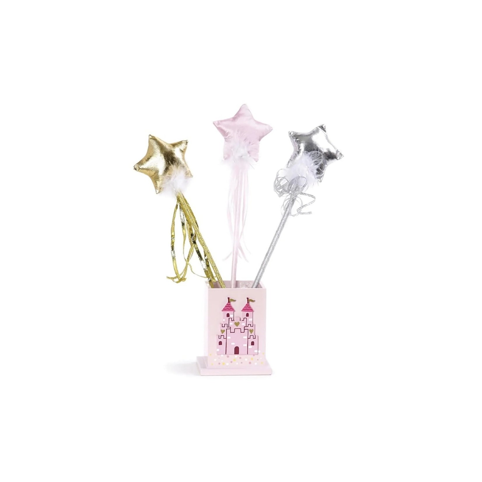 Great Pretenders GREAT PRETENDERS - Cushioned Star Wand with Feathers (multiple choices)