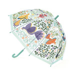 Djeco DJECO - Parapluie pour enfant transparent 'Fleurs et oiseaux'