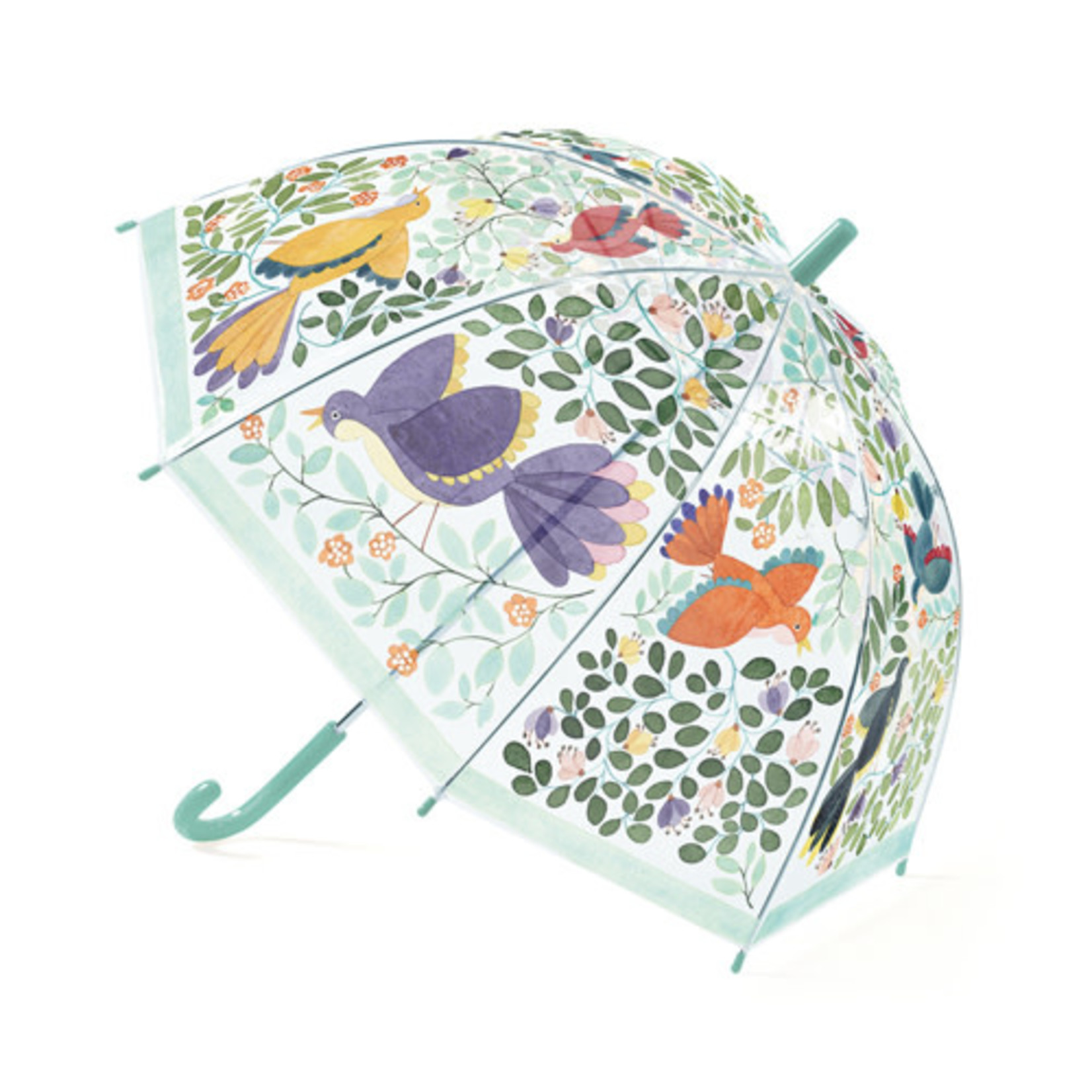 Djeco DJECO - Transparent umbrella 'Flowers and birds'