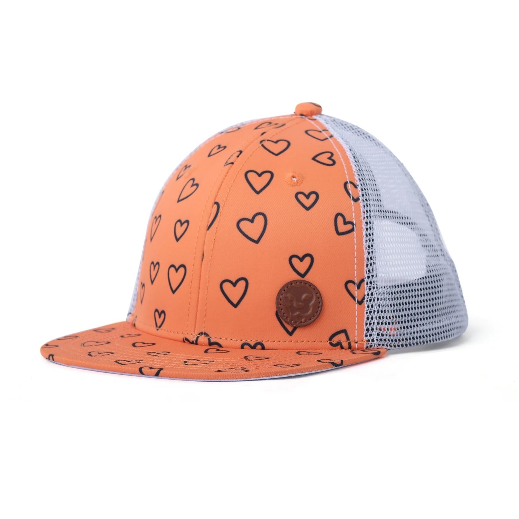 L&P L&P - Cap with Mesh 'Snapback - Classik - Orange Sweetheart'