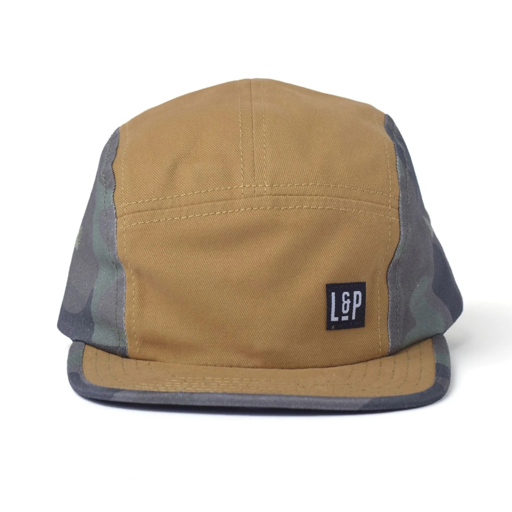 L&P L&P - Camper Hat 'Yin Yang - Woods 3.0 - Khaki/Camo'