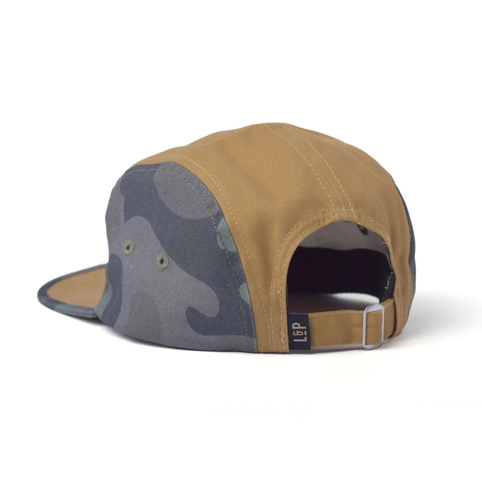 L&P L&P - Camper Hat 'Yin Yang - Woods 3.0 - Khaki/Camo'