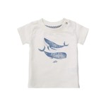 Noppies NOPPIES - Ecru Sort Sleeve T-Shirt with Whale Print 'Montevallo'