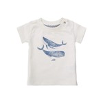 Noppies NOPPIES - T-shirt à manches courtes ecru avec imprimé de baleines 'Montevallo'