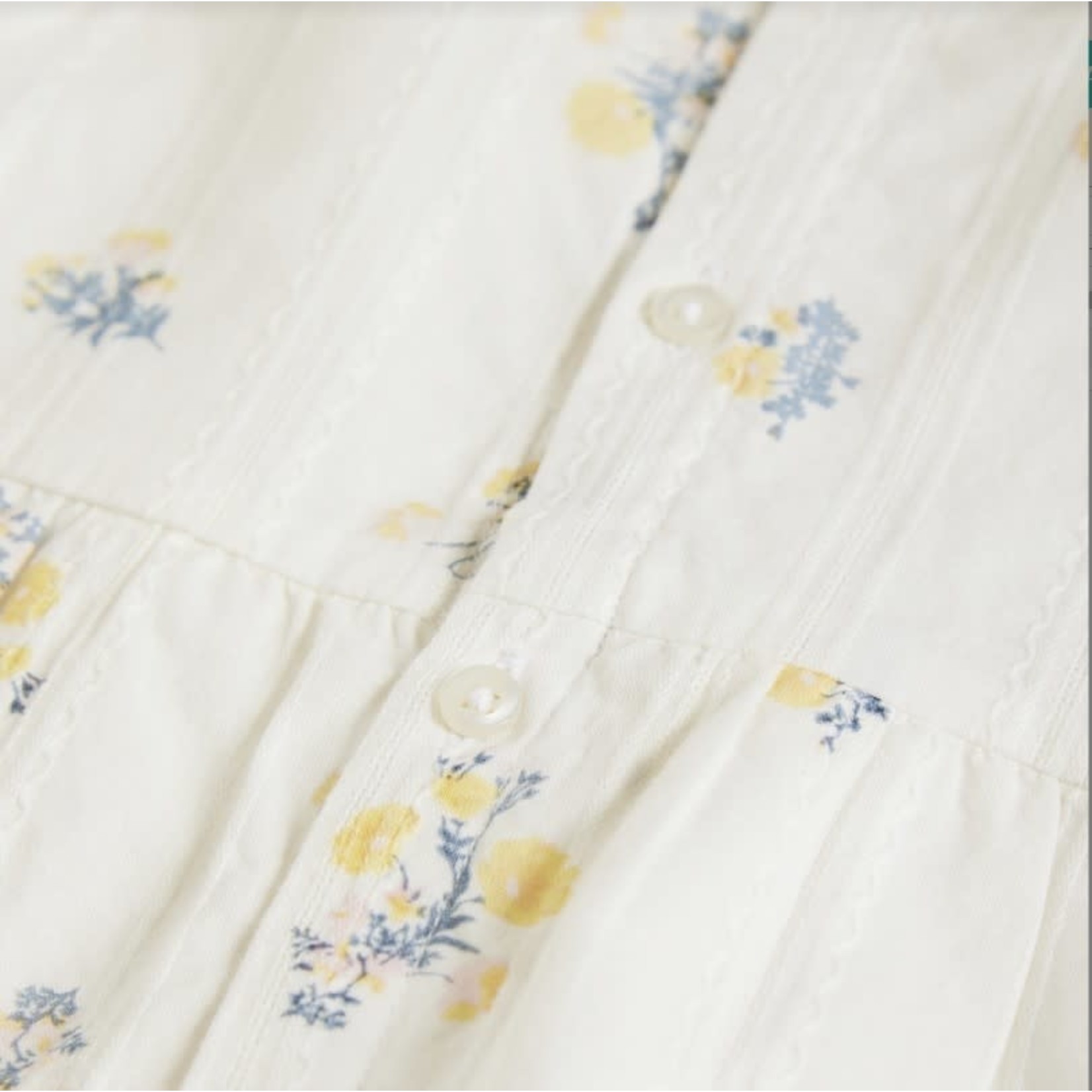 Minymo MINYMO - Robe blanche avec petites fleurs