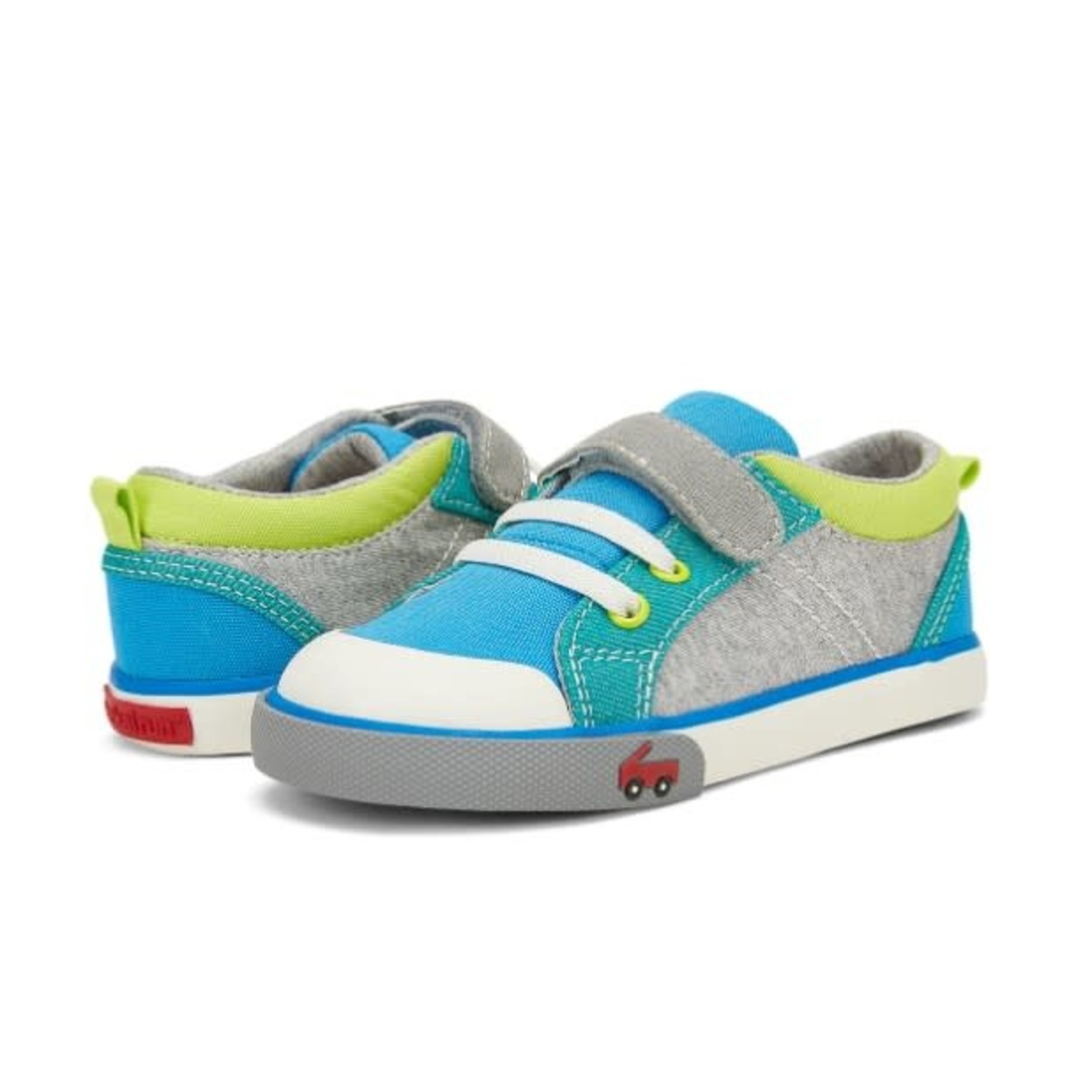 See Kai Run SEE KAI RUN - Chaussures de toile (baskets) 'Tanner - Jersey/Blue'