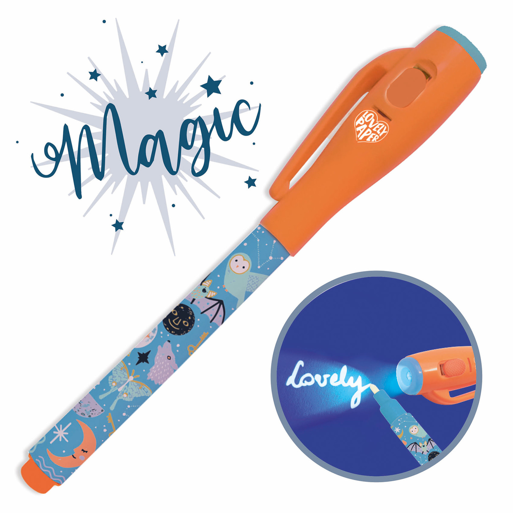 Djeco DJECO - Magic Pen with Witchy Print 'Camille Chew'
