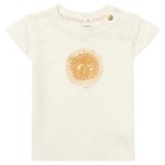 Noppies NOPPIES - T-shirt blanc à manches avec imprimé de soleil doré 'Nicollet'