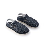 Saltwater Sandals SALTWATER SANDALS - Closed toe leather sandals 'Sailor - Navy Blue'