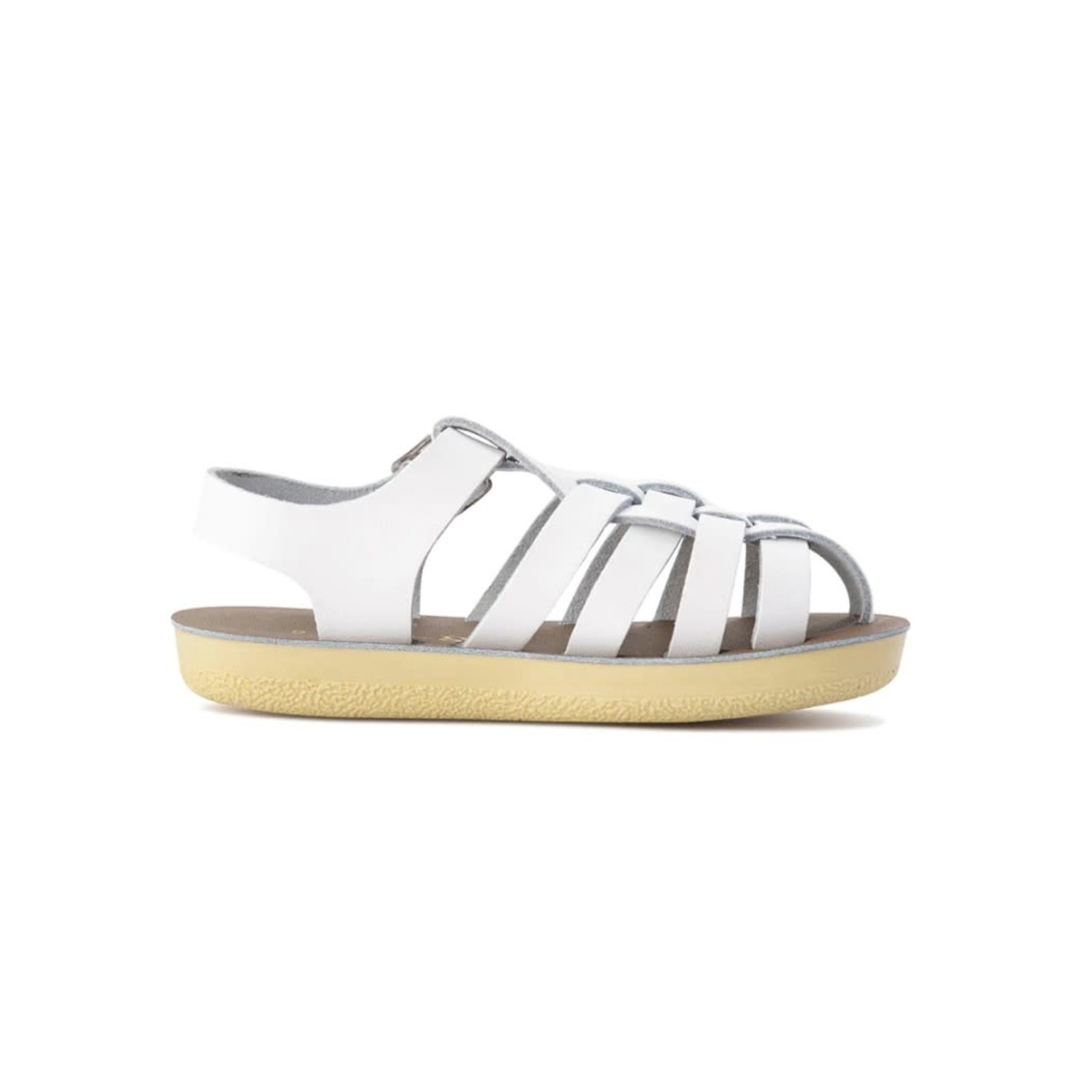 Saltwater Sandals SALTWATER SANDALS - Sandales de cuir à bout fermé 'Sailor - White'