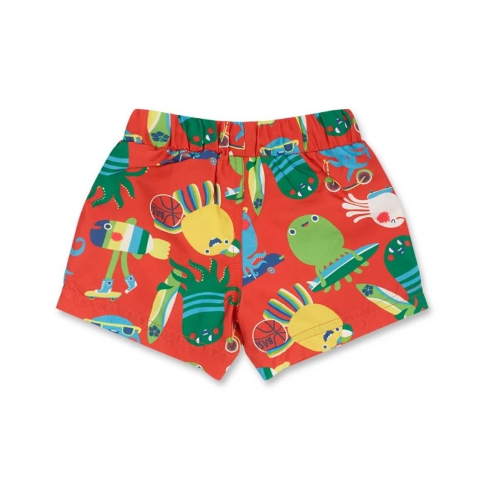 TucTuc TUC TUC - Boardshorts with a Funny Sea Animals Print 'Holidays'