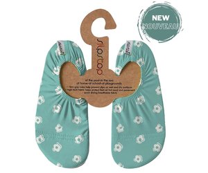 Slipstop Shoes - Minty Flowers Slipstop Shoes - Minty Flowers