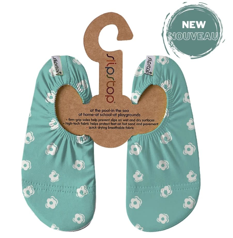 Slipstop Shoes - Minty Flowers Slipstop Shoes - Minty Flowers