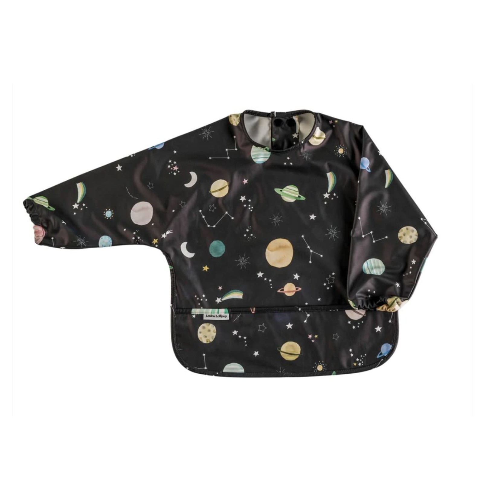 Loulou Lollipop LOULOU LOLLIPOP - Waterproof longsleeve bib 'Planets'