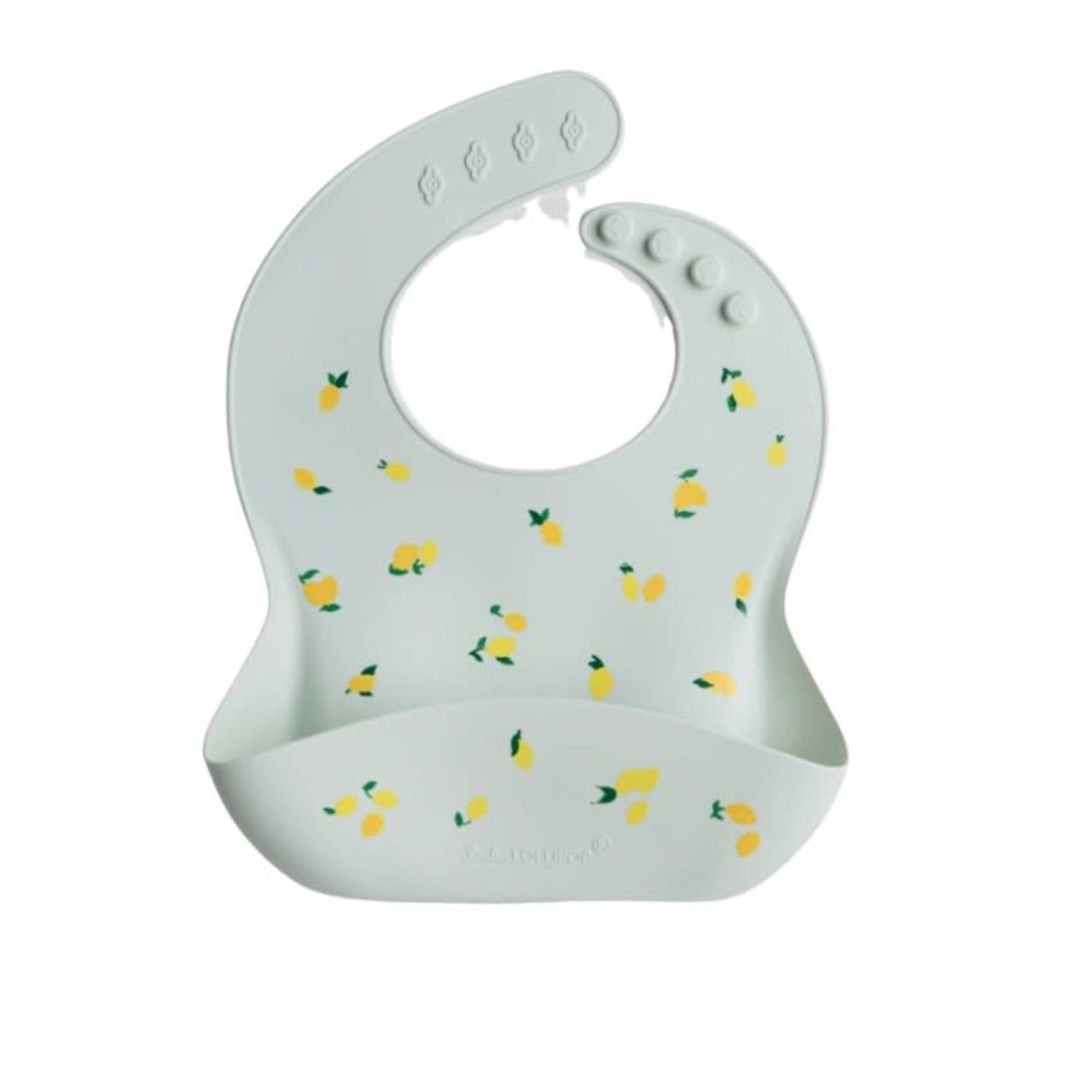 Loulou Lollipop LOULOU LOLLIPOP - Bavoir en silicone imprimé - Citron