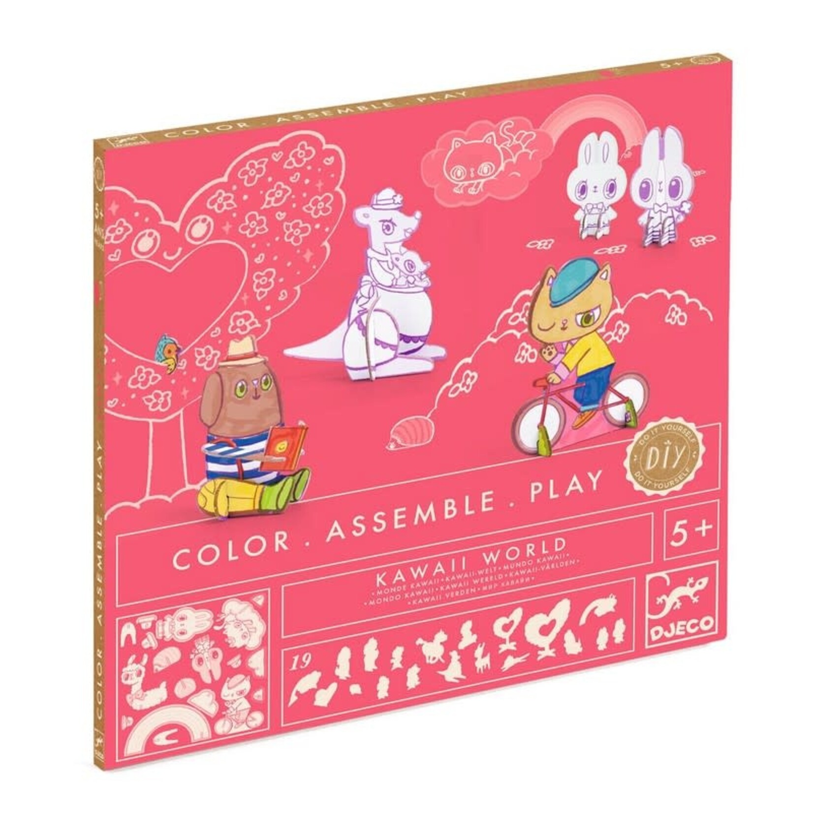 Djeco DJECO - 'Color Assemble Play' DIY Creative Kit - Kawaii World