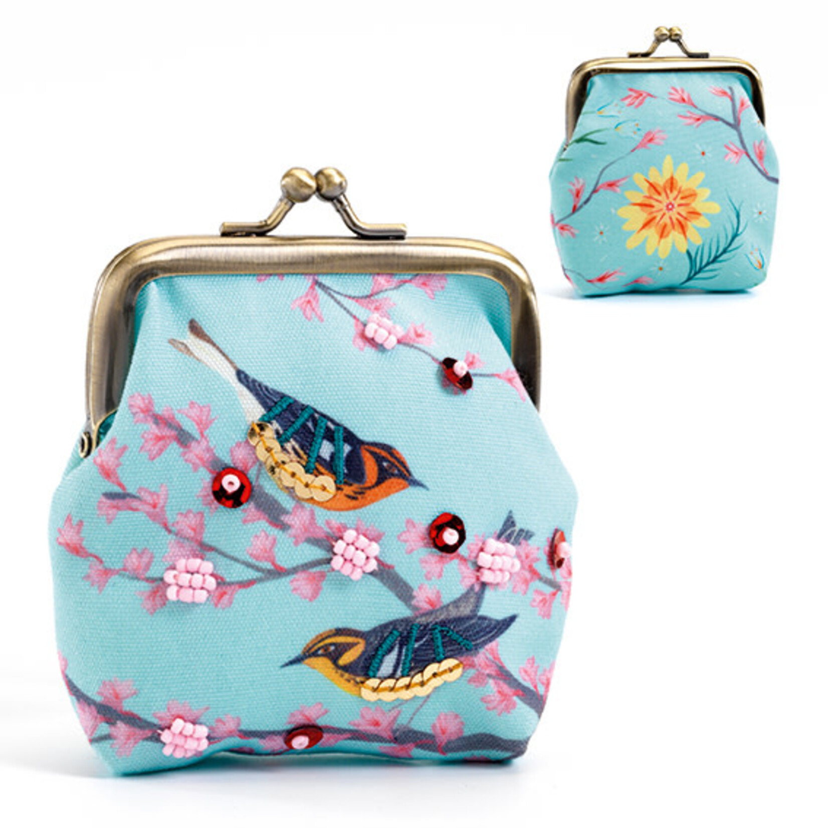 Djeco DJECO - Porte-monnaie 'Lovely' - Oiseaux