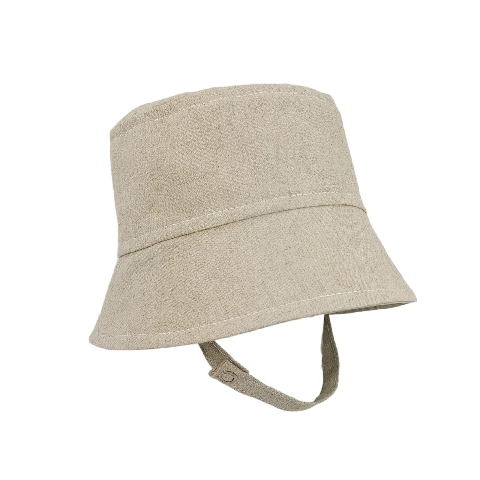 Tirigolo TIRIGOLO - Chapeau d'été classique ajustable en lin - Beige