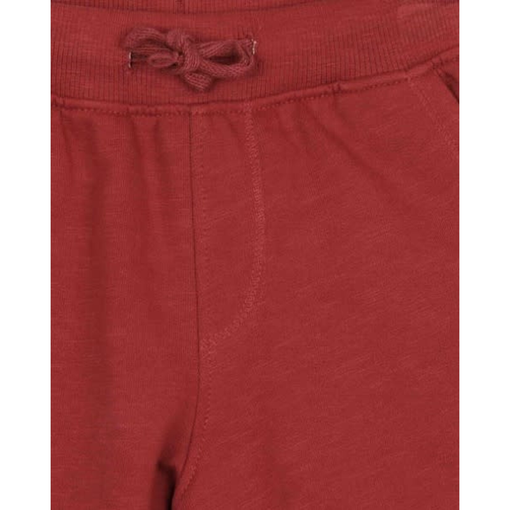 Losan LOSAN - Burgundy jersey cotton shorts 'Roar'