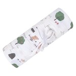 Perlimpinpin PERLIMPINPIN - Cotton muslin swaddle 'Porcinet'