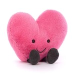 Jellycat JELLYCAT - Coeur rose en peluche (petit) 'Amuseable Hot Pink Heart'