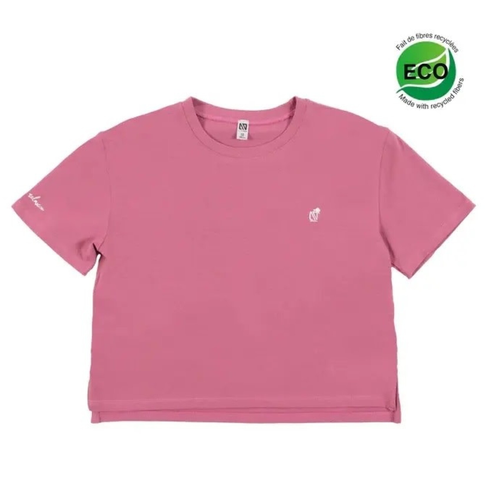 Nanö NANÖ - Pink Cropped T-Shirt 'Unique & Relax - Loungewear'