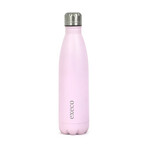 GEOCAN GEOCAN - Bouteille/Gourde isotherme en acier inoxidable 'Rose clair mat'