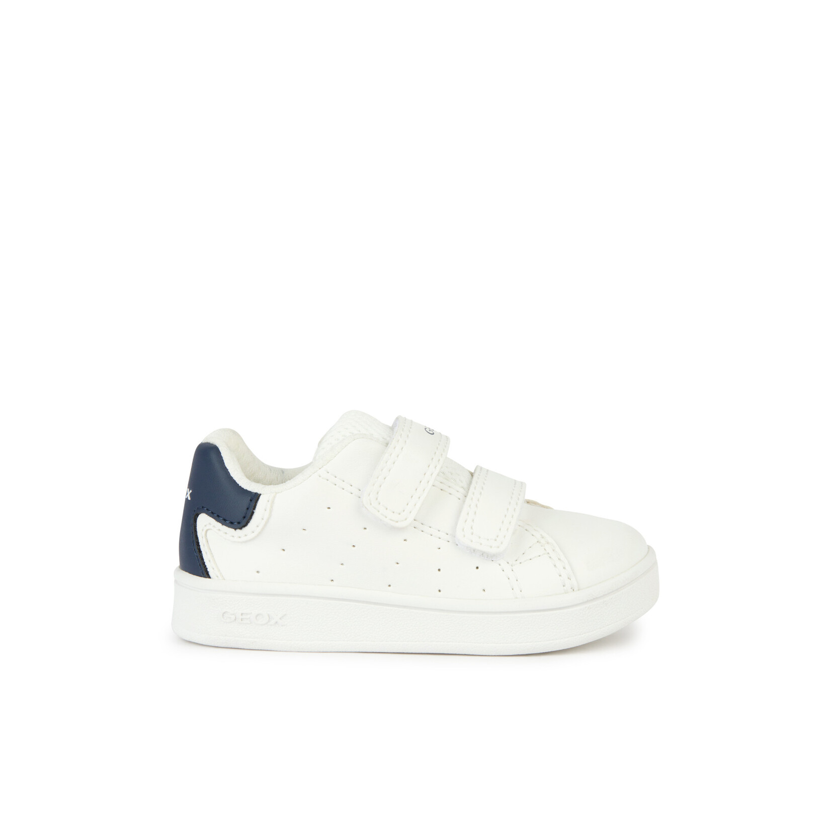 Geox GEOX - Synthetic Leather Sneakers 'B. ECLYPER' - White/Navy