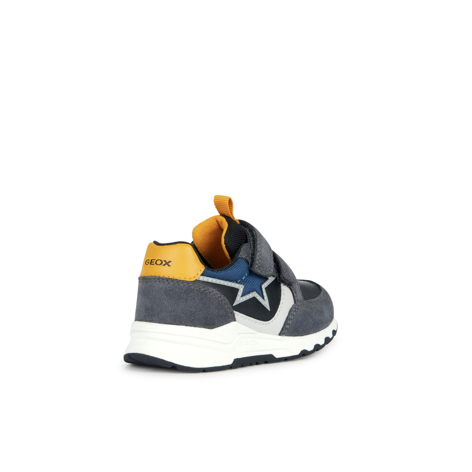 Geox GEOX - Sport Shoes 'B. PYRIP - Suede+Synt.Leather' - Dark Grey/Yellow