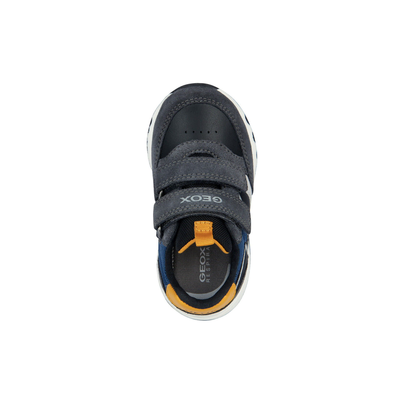 Geox GEOX - Sport Shoes 'B. PYRIP - Suede+Synt.Leather' - Dark Grey/Yellow