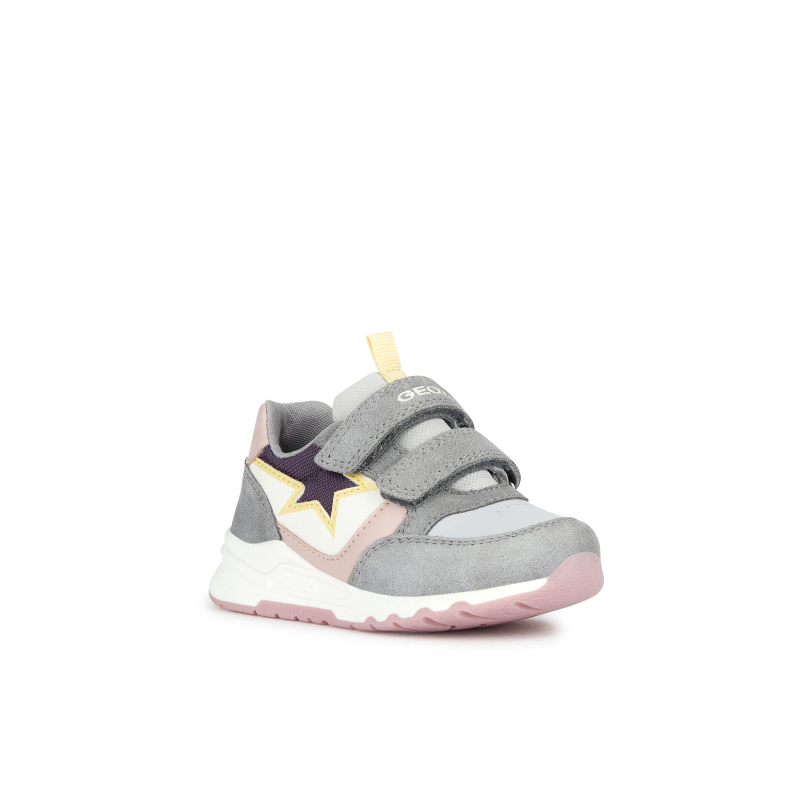 Geox GEOX - Sport Shoes 'PYRIP - Suede+Synth.Leather - Light Grey/Pink'