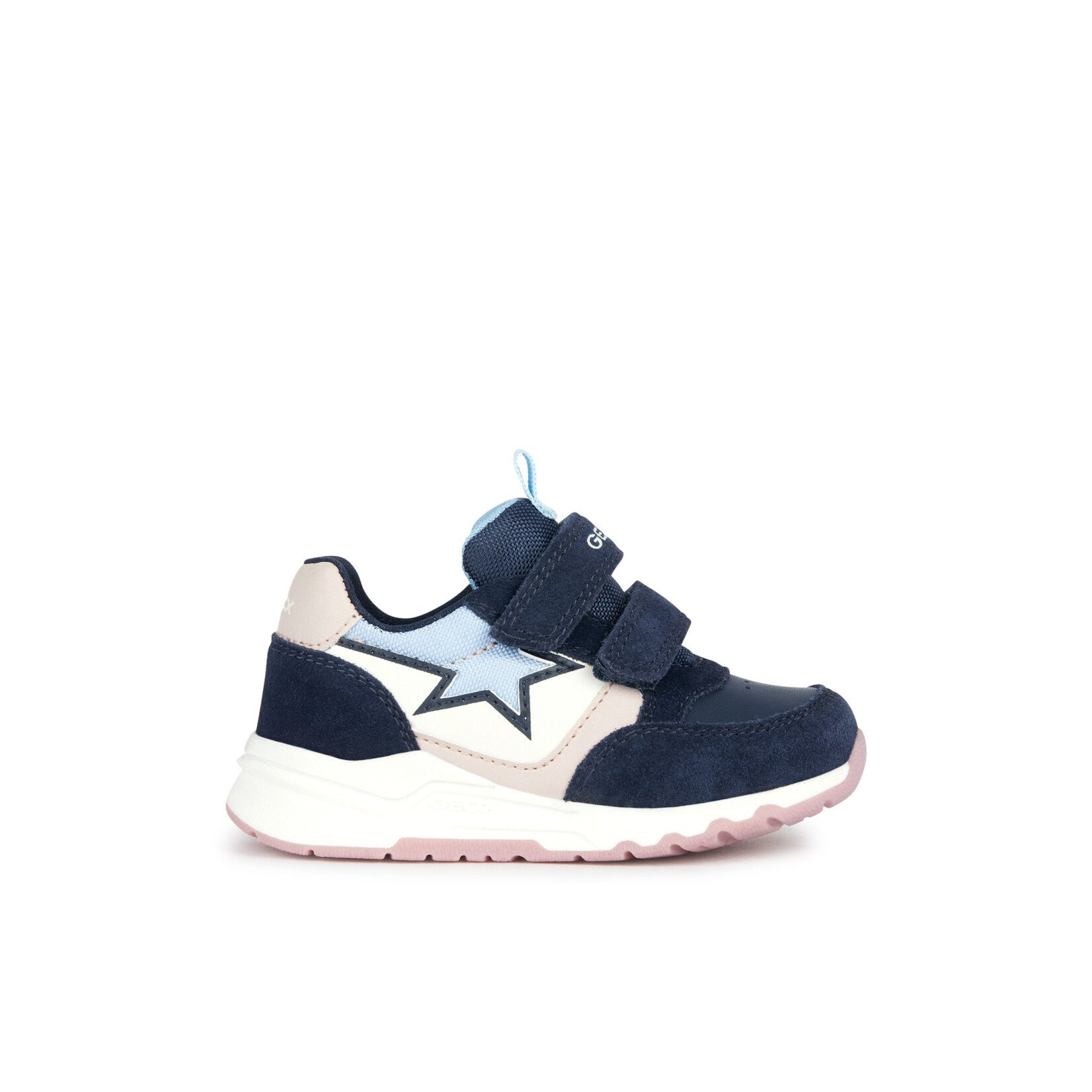 Geox GEOX - Sport Shoes 'B. PYRIP - Suede+Synt.Leather' - Dark Navy/Light Pink