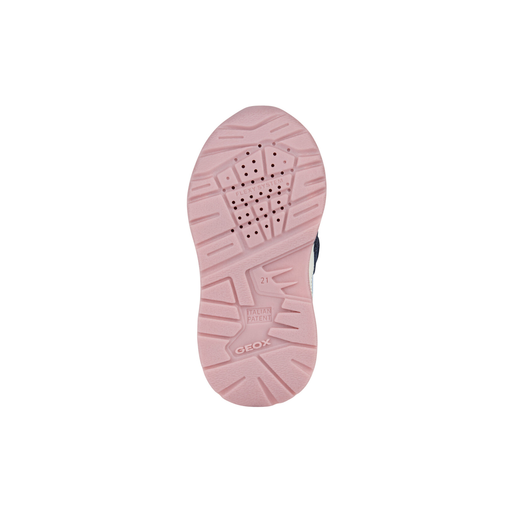 Geox GEOX - Chaussures de sport 'B. PYRIP - Suede+Cuir Synt.' - Marine foncé/Rose pâle