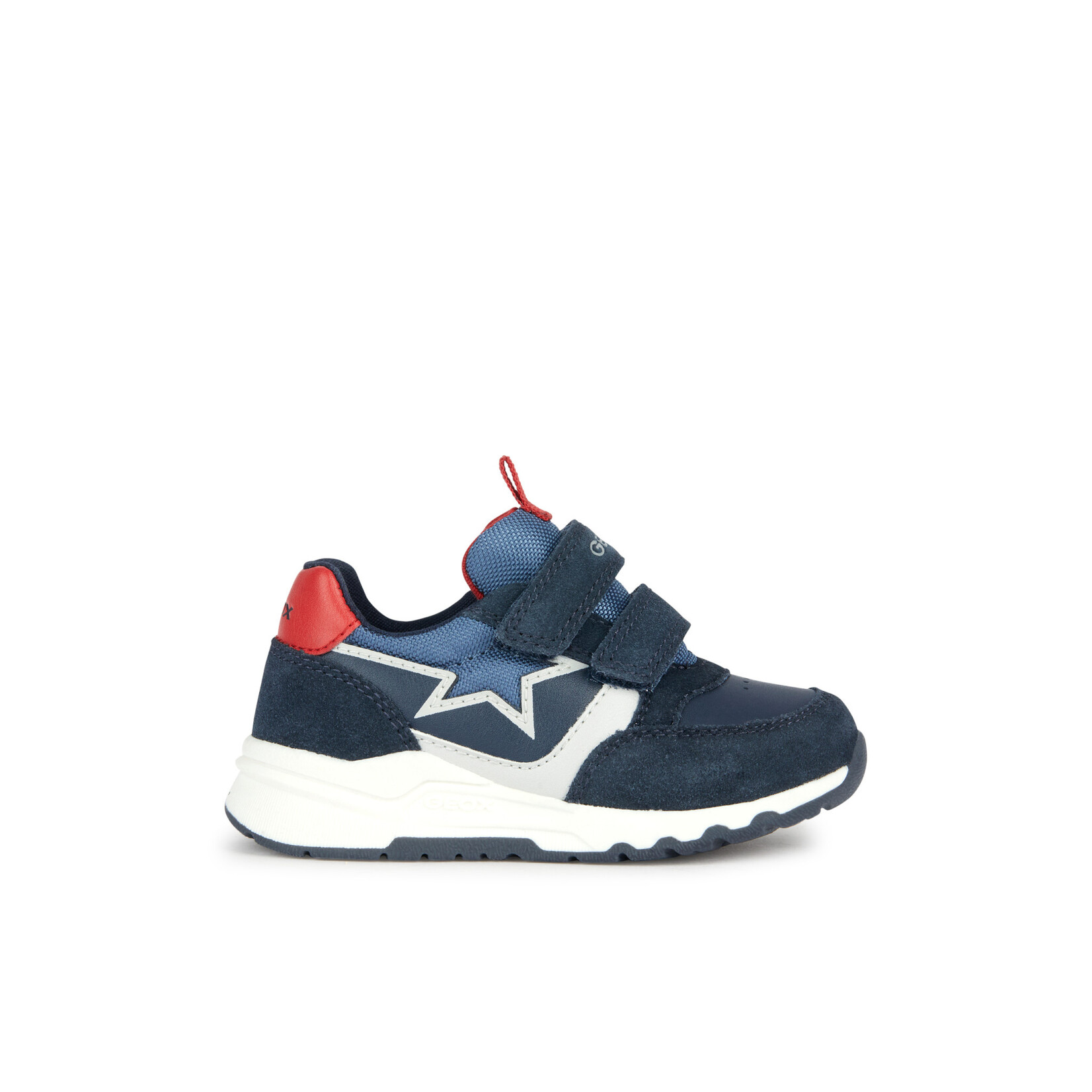 Geox GEOX - Sport Shoes 'B. PYRIP - Suede+Synt.Leather' - Navy/Red