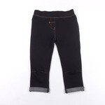 Deux par Deux DEUX PAR DEUX- Jegging capri en denim noir 12Y