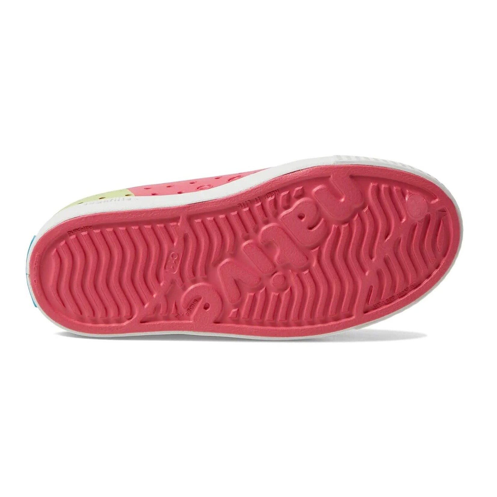 Native NATIVE - Slip-on water shoes/sandals 'Jefferson  SugarLite Block - Dazzle Pink Starfish Block'