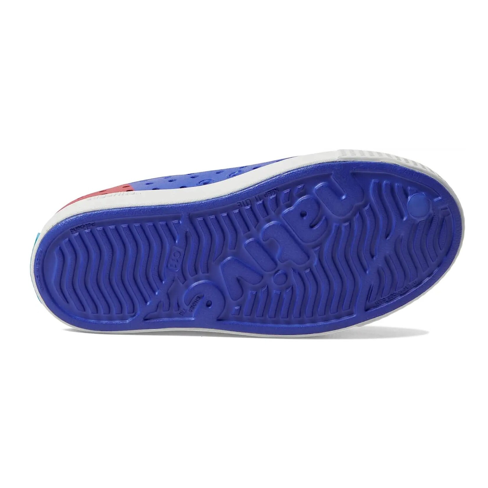 Native NATIVE - Slip-on water shoes/sandals 'Jefferson SugarLite Block- UV Blue Hyper Freesia Block'