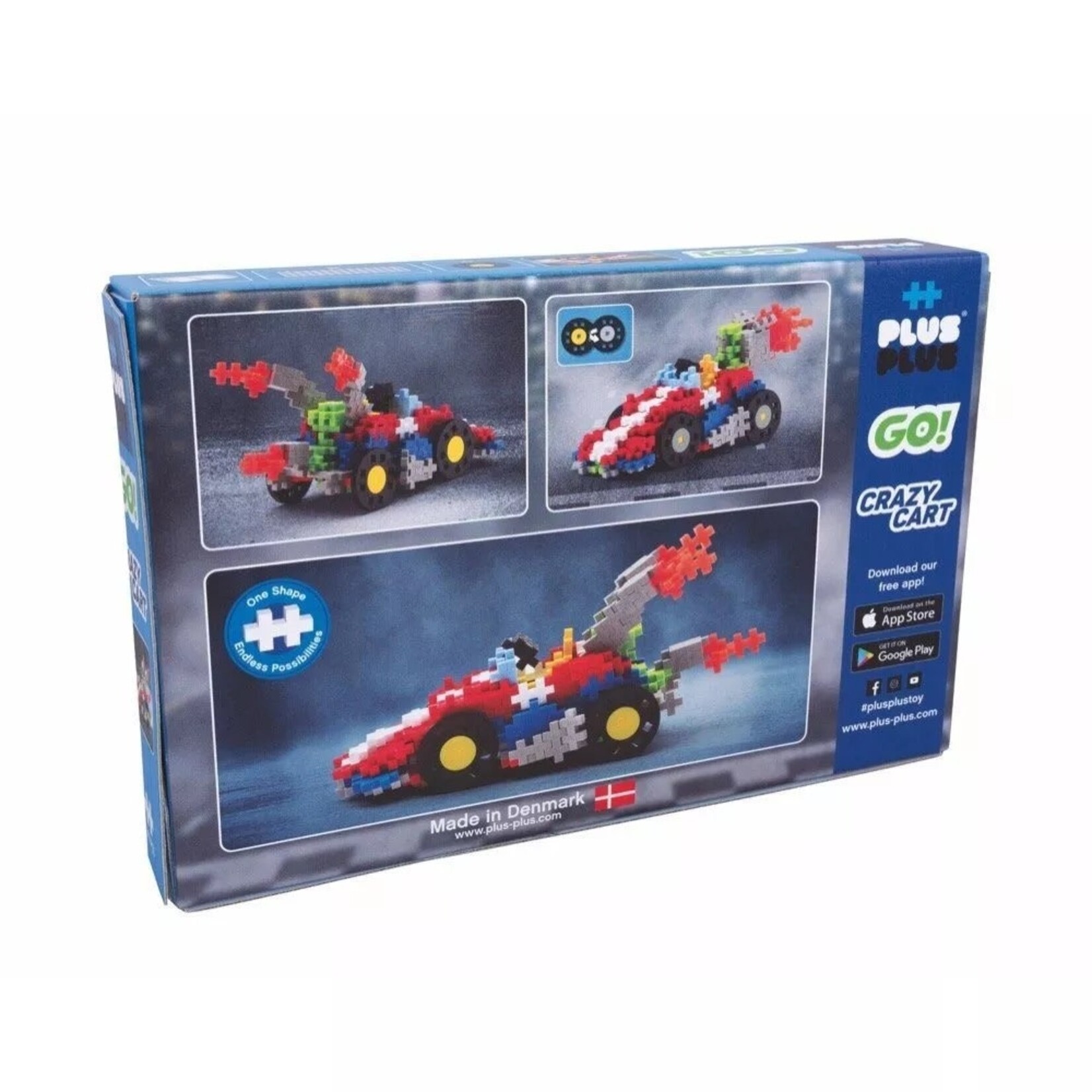 PlusPlus PLUSPLUS - Go! Crazy Cart - 'Karting en folie' (240 pcs)