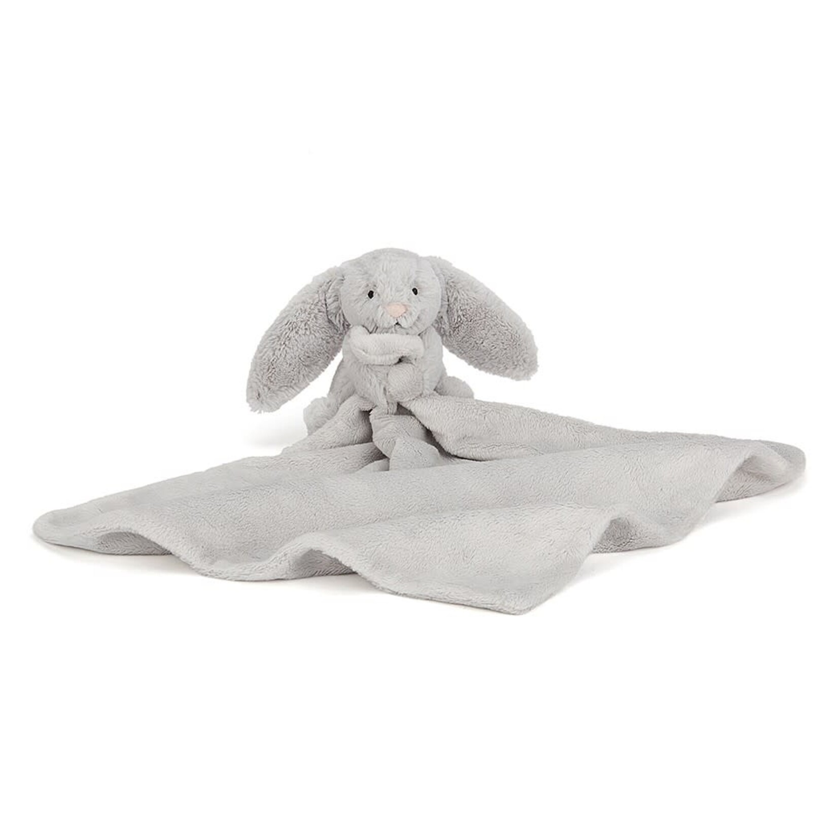 Jellycat JELLYCAT - Lapin gris en peluche avec sa  doudou 'Bashful Grey Bunny Soother'