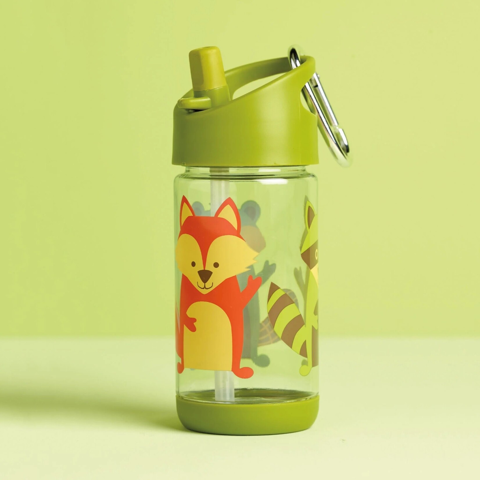 Sugarbooger SUGARBOOGER - 'What Did The Fox Eat ? ' Apple Green Drinking Bottle