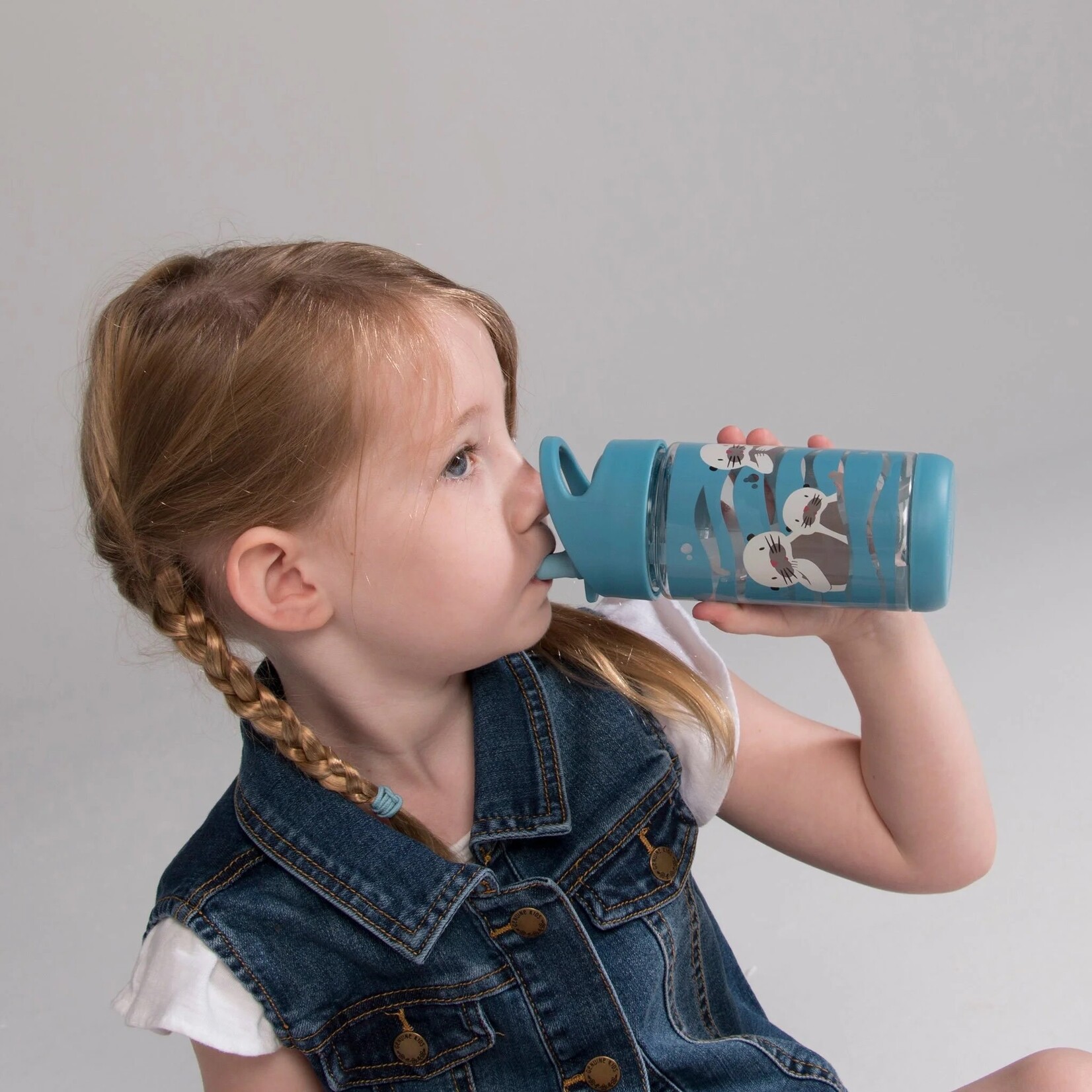 Sugarbooger SUGARBOOGER - 'Baby Otter' Blue Drinking Bottle