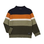 Mayoral MAYORAL -  Knit Striped Sweater With High Collar
