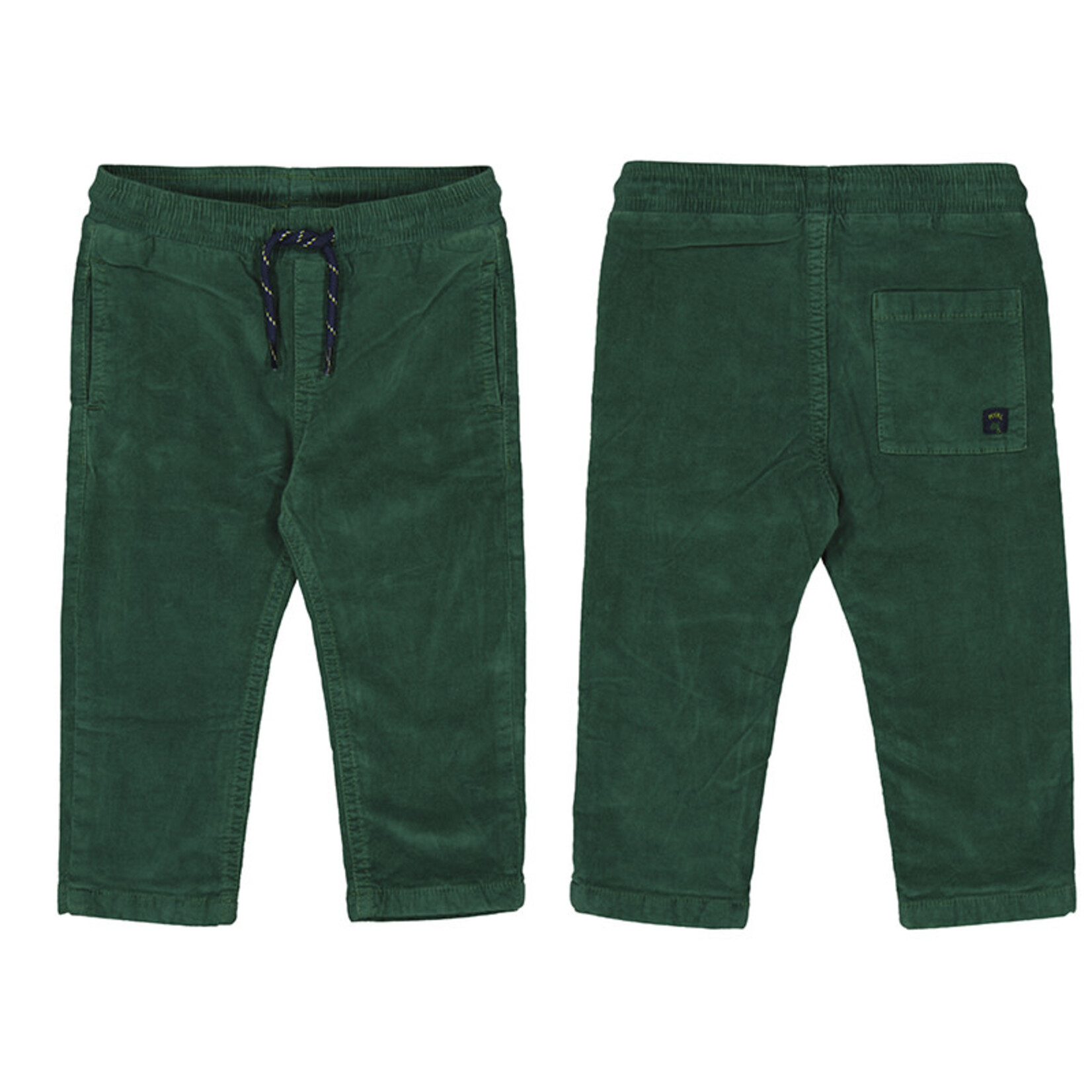 Mayoral MAYORAL - Pantalon en velours côtelé doublé vert émeraude