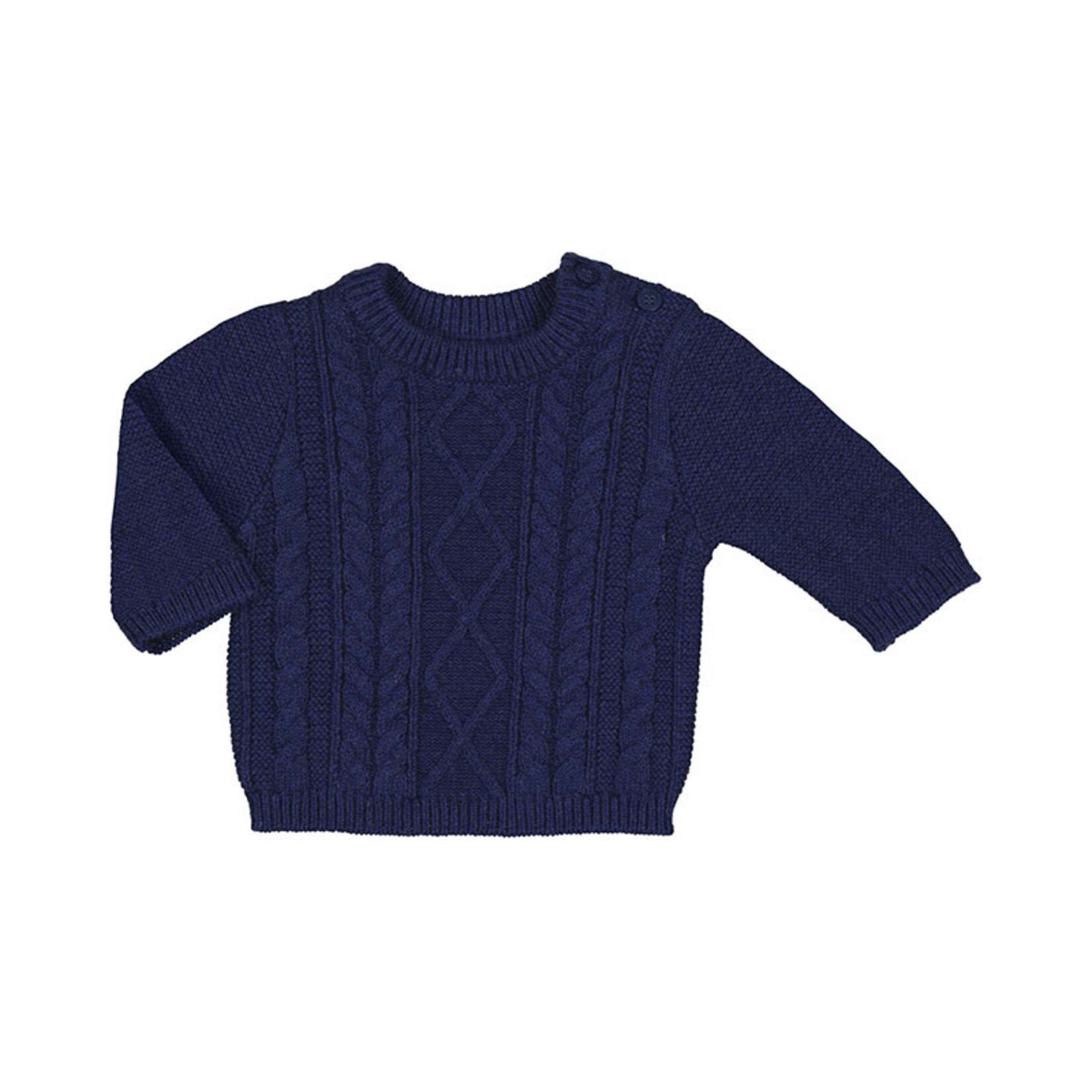Mayoral MAYORAL - Chandail en tricot torsadé bleu marine